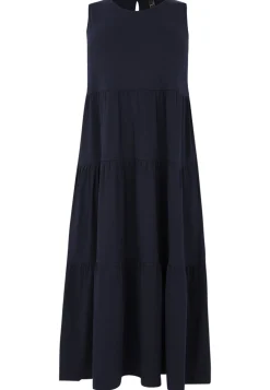 Jurk met ruches COTTON