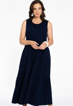Jurk met ruches COTTON