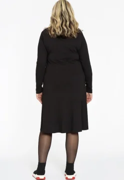 Jurk met turtle neck COTTON