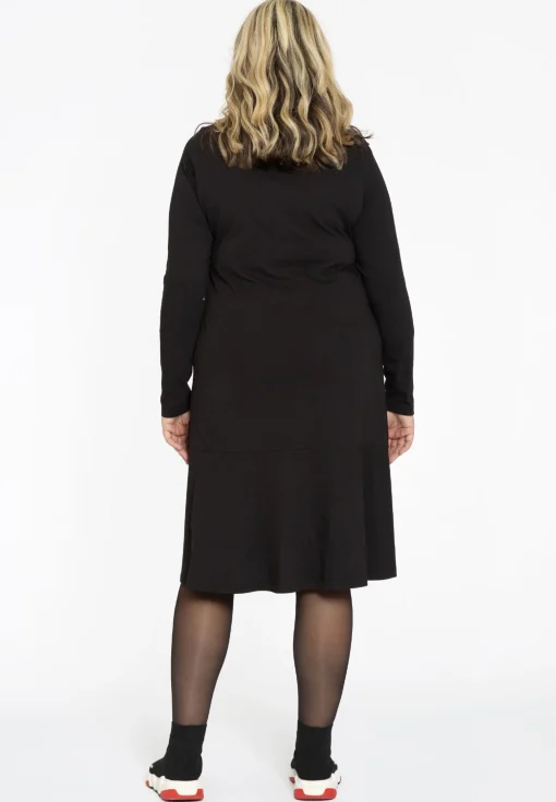 Jurk met turtle neck COTTON