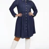 Jurk met zakken DENIM DOLCE
