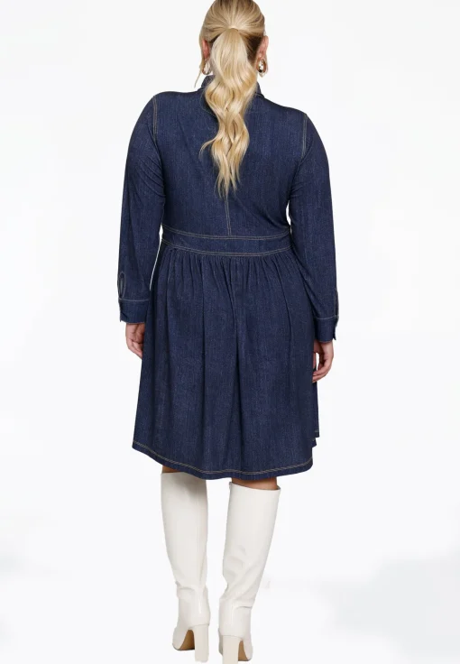 Jurk met zakken DENIM DOLCE