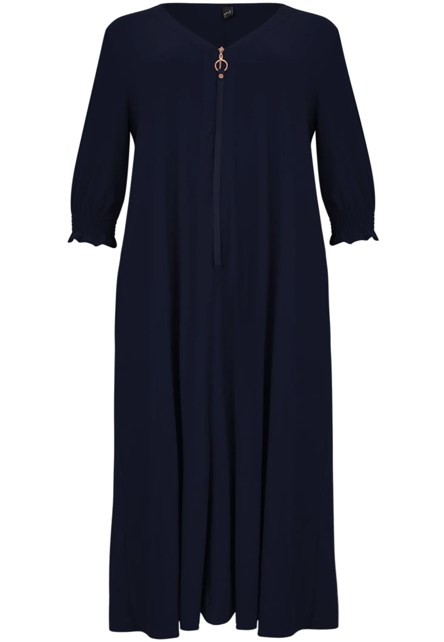 Jurk swing gesmokte mouw DOLCE