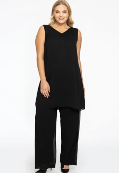 Lang voile singlet v-hals UNI