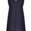 Lang voile singlet v-hals UNI