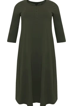 Lange A-lijn jurk COTTON