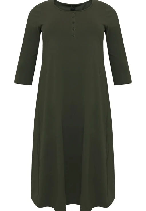 Lange A-lijn jurk COTTON