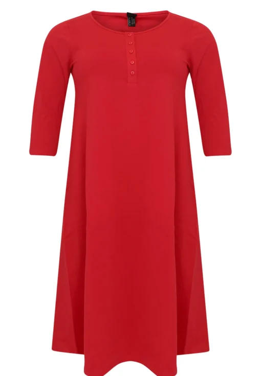Lange A-lijn jurk COTTON