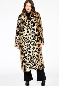 Mantel faux fur LEOPARD