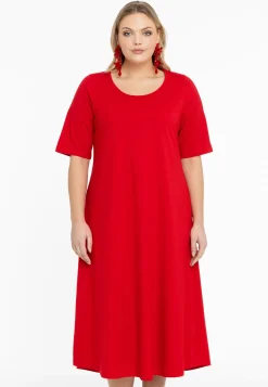 Maxi jurk A-lijn COTTON