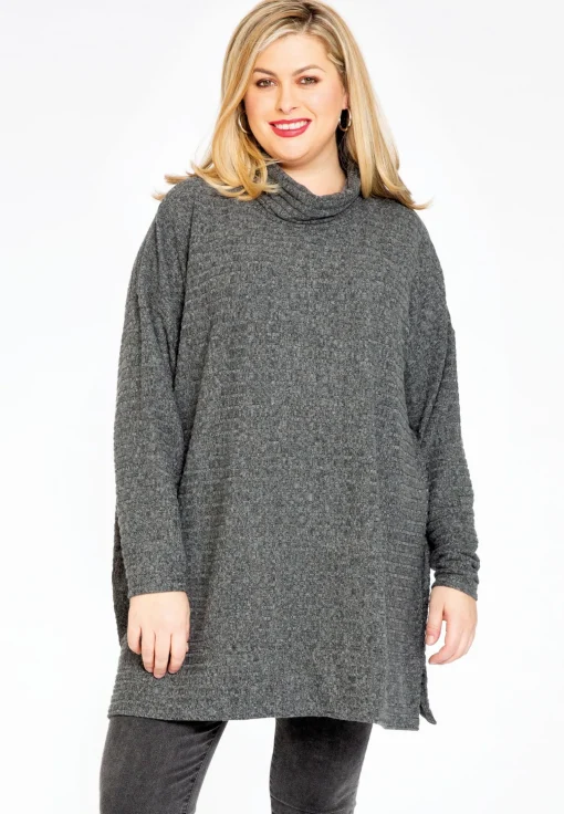 Pullover high neck RIB