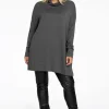 Pullover wijd met col
