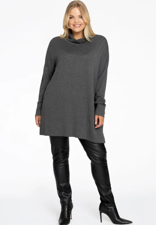 Pullover wijd met col