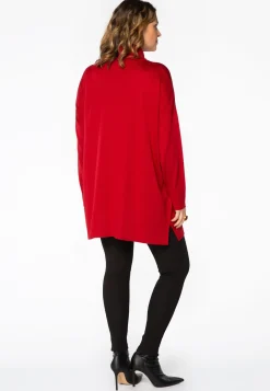 Pullover wijd met col