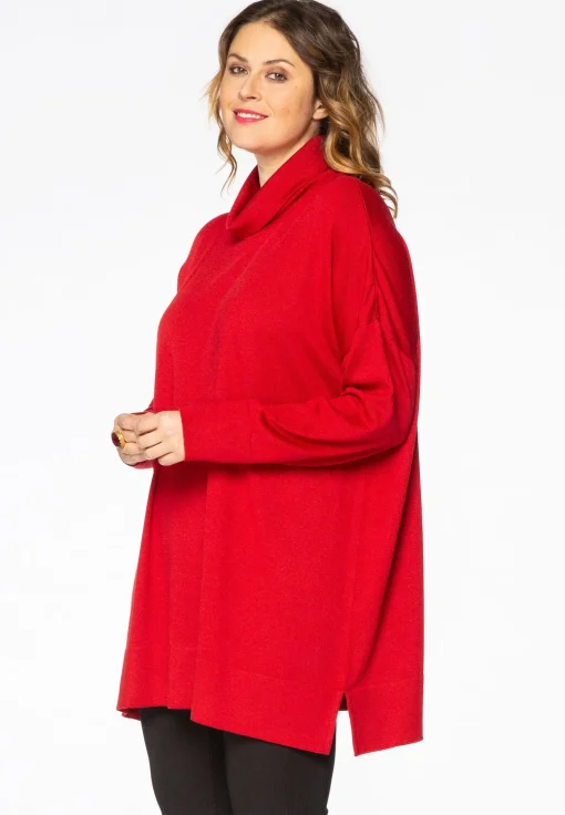 Pullover wijd met col