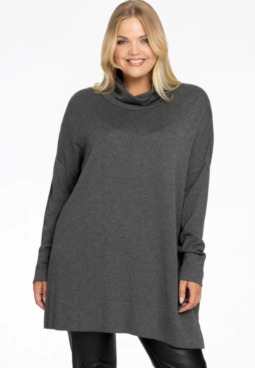 Pullover wijd met col