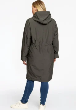 Regenjas met taillekoord
