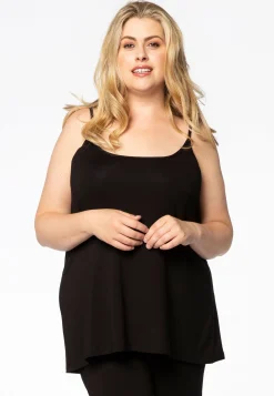 Top spaghetti bandjes A-lijn VISCOSE