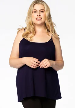 Top spaghetti bandjes A-lijn VISCOSE