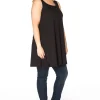 Top wide bottom VISCOSE