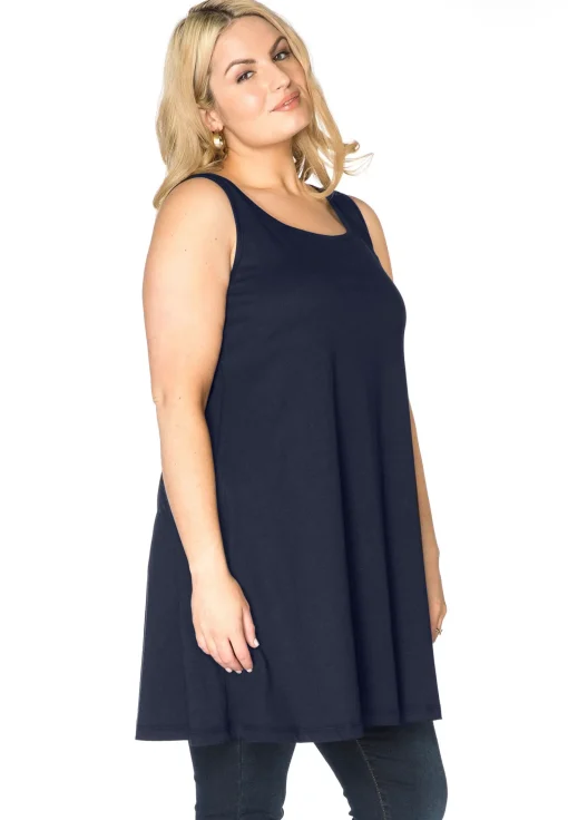 Top wide bottom VISCOSE
