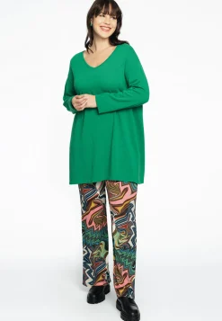 Trui met V-hals cashmere