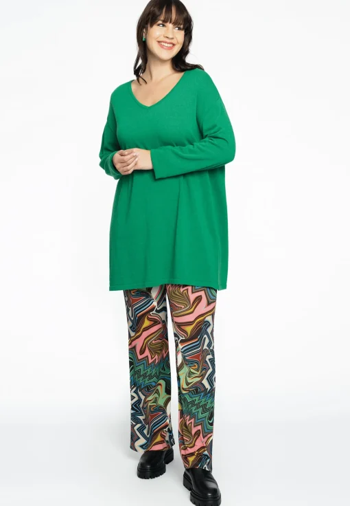 Trui met V-hals cashmere