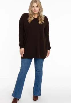 Trui met V-hals cashmere