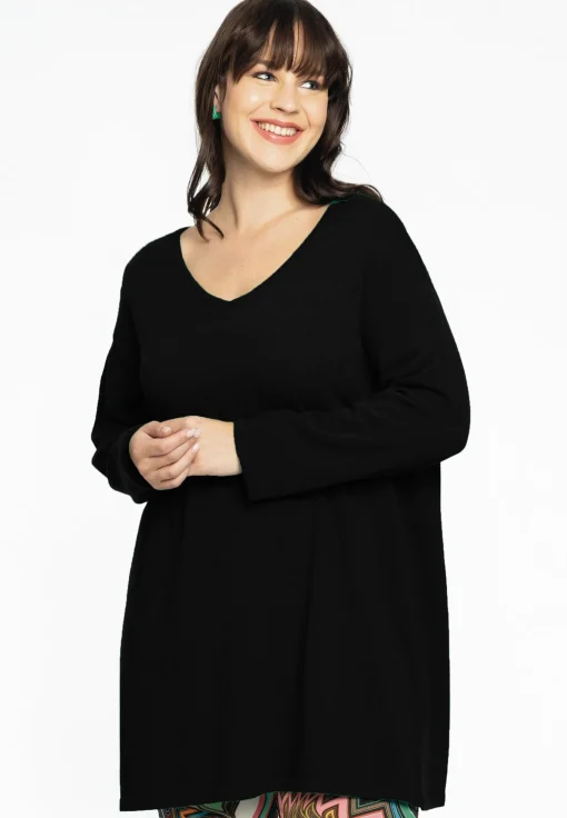 Trui met V-hals cashmere