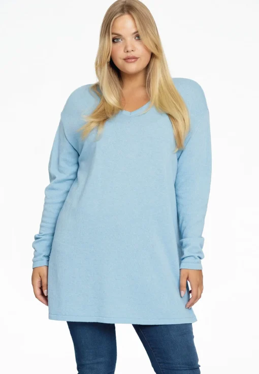 Trui met V-hals cashmere