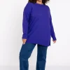 Trui met zijsplitten Woolmix