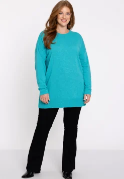 Trui met zijsplitten Woolmix
