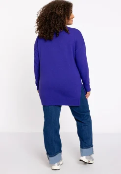 Trui met zijsplitten Woolmix