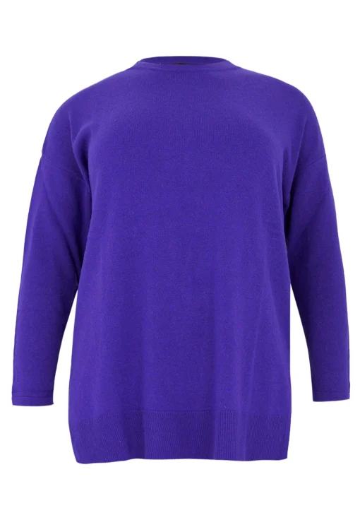 Trui met zijsplitten Woolmix