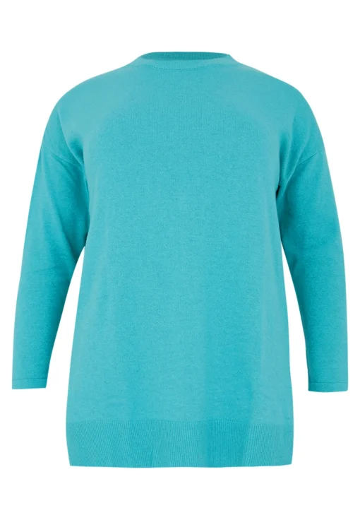 Trui met zijsplitten Woolmix