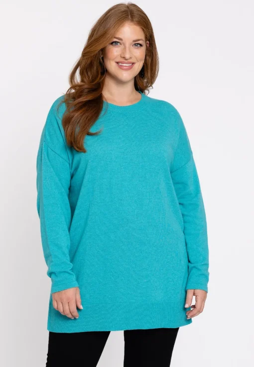 Trui met zijsplitten Woolmix