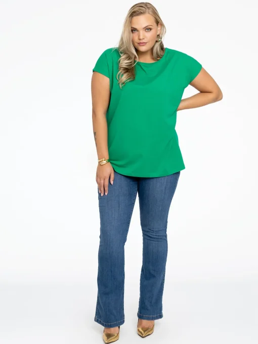 T-shirt kapmouwen COTTON