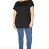 T-shirt kapmouwen COTTON