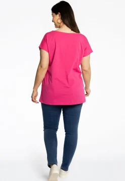 T-shirt kapmouwen COTTON