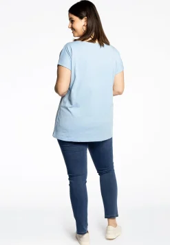 T-shirt kapmouwen COTTON
