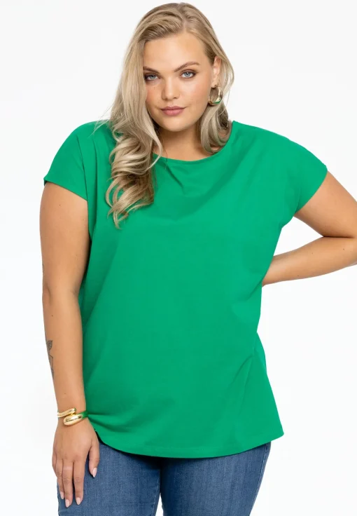 T-shirt kapmouwen COTTON