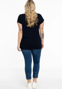 T-shirt kapmouwen wijd VISCOSE