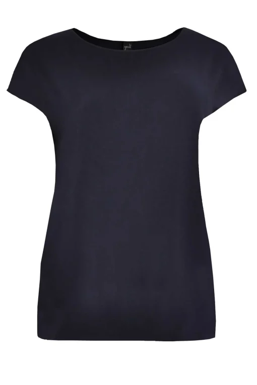 T-shirt kapmouwen wijd VISCOSE