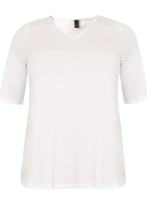 T-shirt v-hals relax fit COTTON