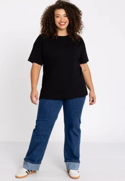T-shirt wijd COTTON