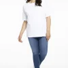 T-shirt wijd COTTON