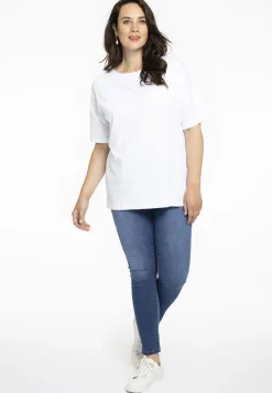 T-shirt wijd COTTON