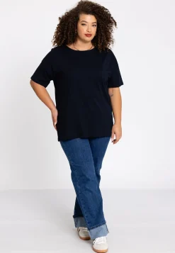 T-shirt wijd COTTON