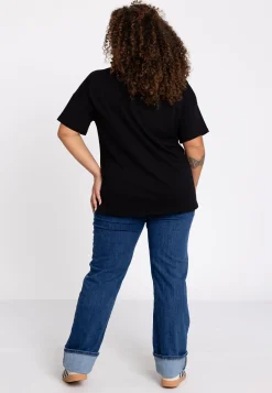 T-shirt wijd COTTON