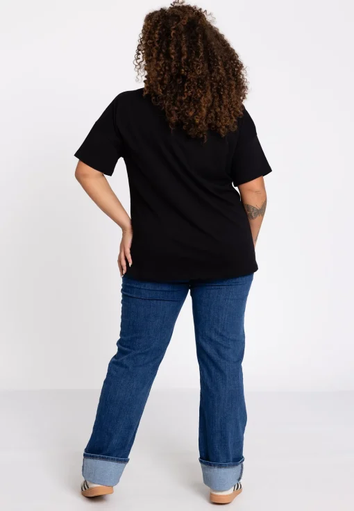 T-shirt wijd COTTON